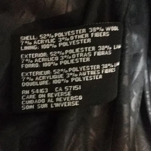 Jessica Simpson Braided Wool Duffle Toggle Coat Large - Picture 10 of 13